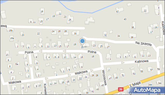 Namysłów, Polna, 21, mapa Namysłów