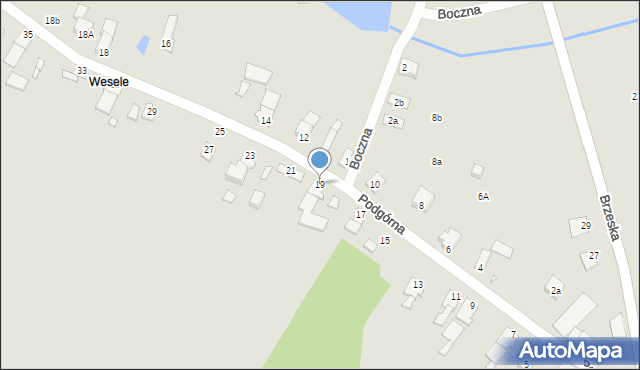 Niemodlin, Podgórna, 19, mapa Niemodlin