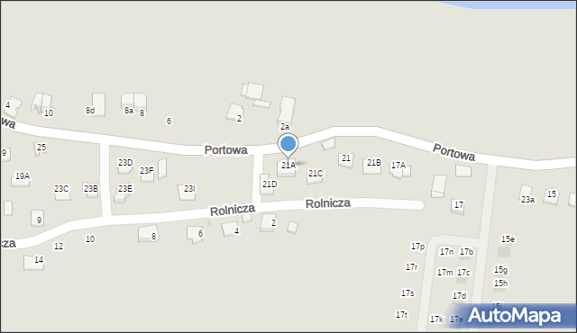 Niepołomice, Portowa, 21A, mapa Niepołomice