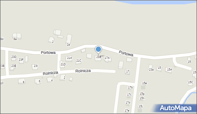 Niepołomice, Portowa, 21B, mapa Niepołomice