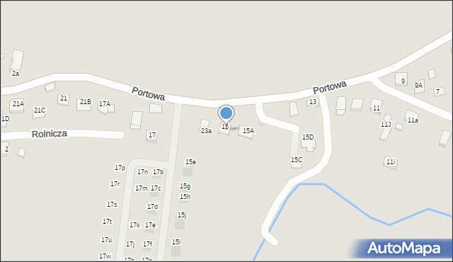 Niepołomice, Portowa, 23, mapa Niepołomice