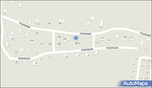 Niepołomice, Portowa, 23I, mapa Niepołomice
