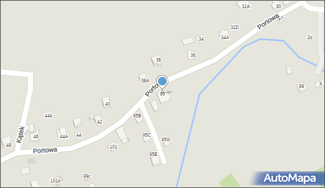 Niepołomice, Portowa, 95, mapa Niepołomice