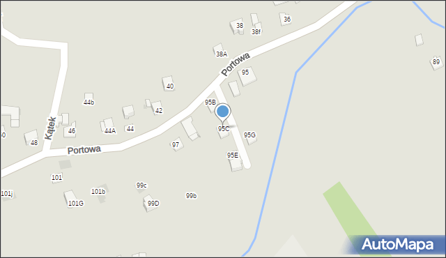 Niepołomice, Portowa, 95C, mapa Niepołomice