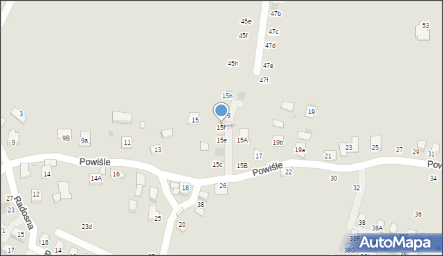 Niepołomice, Powiśle, 15f, mapa Niepołomice