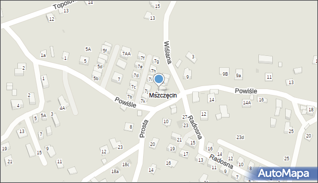 Niepołomice, Powiśle, 7m, mapa Niepołomice