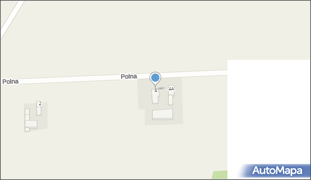 Nosków, Polna, 4, mapa Nosków