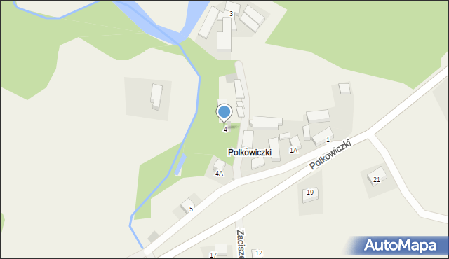 Nowa Kopernia, Polkowiczki, 4, mapa Nowa Kopernia