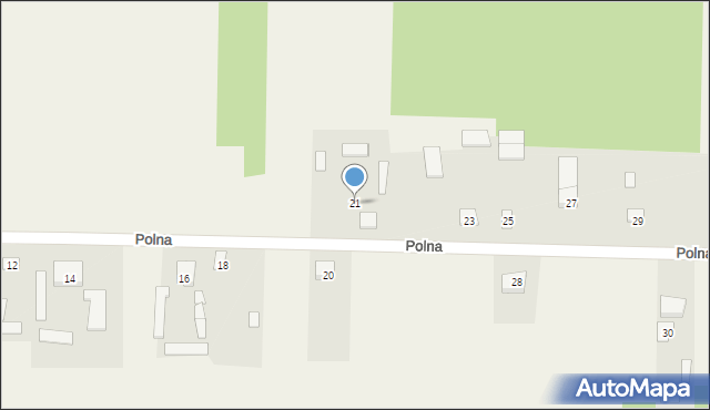 Nowa Osuchowa, Polna, 21, mapa Nowa Osuchowa