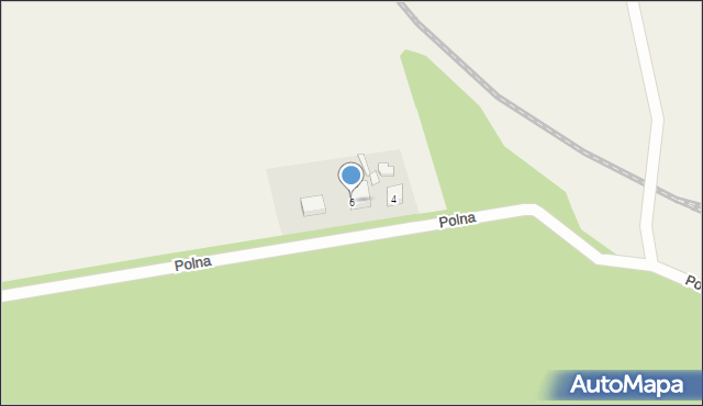 Nowa Wieś, Polna, 6, mapa Nowa Wieś