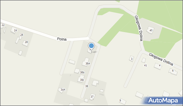 Nowa Wieś, Polna, 39a, mapa Nowa Wieś