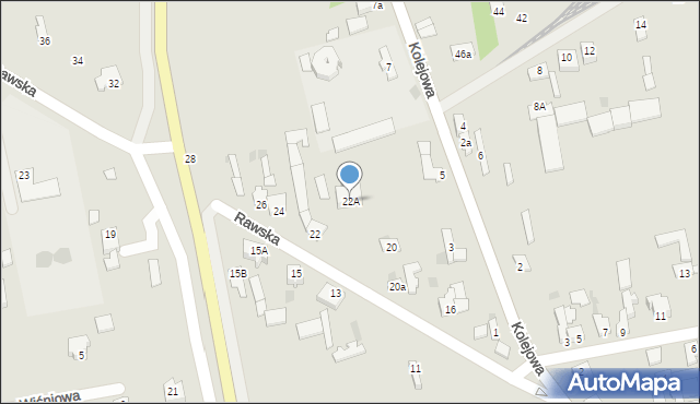 Nowe Miasto nad Pilicą, Północna, 22A, mapa Nowe Miasto nad Pilicą