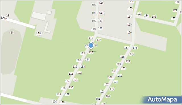 Nowe Warpno, Podgrodzie, 135, mapa Nowe Warpno