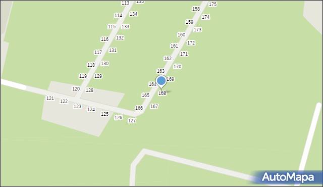 Nowe Warpno, Podgrodzie, 168, mapa Nowe Warpno