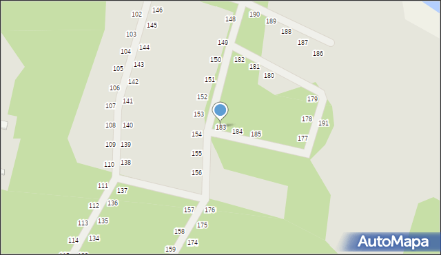 Nowe Warpno, Podgrodzie, 183, mapa Nowe Warpno