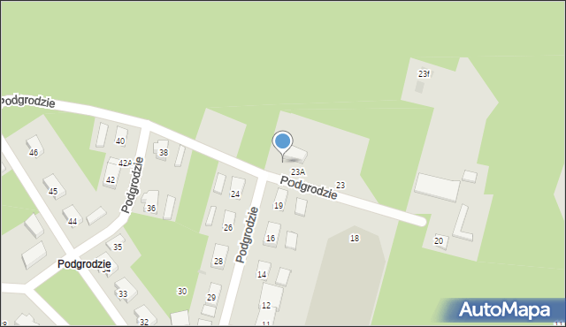 Nowe Warpno, Podgrodzie, 23B, mapa Nowe Warpno