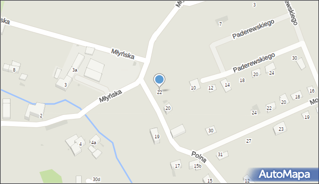 Nowogrodziec, Polna, 22, mapa Nowogrodziec