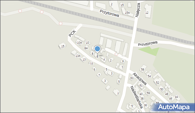 Nowy Dwór Mazowiecki, Polskiego Czerwonego Krzyża, 6, mapa Nowy Dwór Mazowiecki