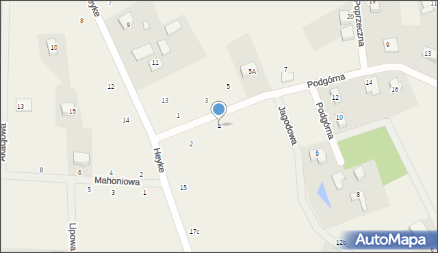 Nowy Dwór Wejherowski, Podgórna, 4, mapa Nowy Dwór Wejherowski