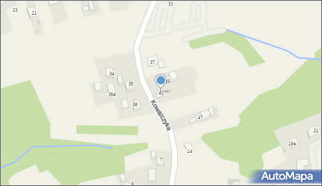 Ochojno, Podhalańska, 41, mapa Ochojno