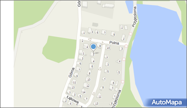 Olejnica, Podgórna, 2, mapa Olejnica