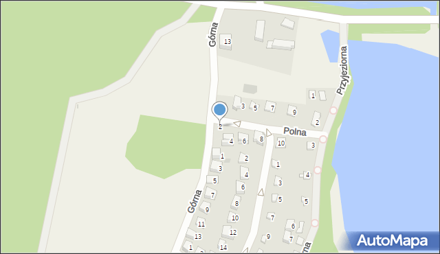 Olejnica, Polna, 2, mapa Olejnica
