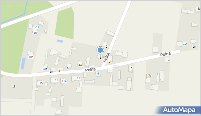 Oleszno, Polna, 4, mapa Oleszno