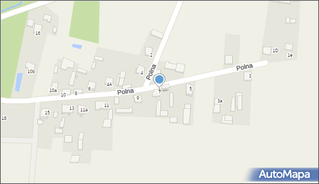 Oleszno, Polna, 7, mapa Oleszno