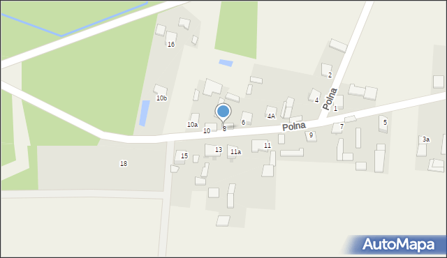 Oleszno, Polna, 8, mapa Oleszno