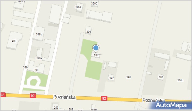 Ołtarzew, Poznańska, 394, mapa Ołtarzew