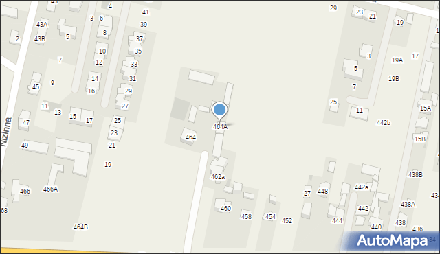 Ołtarzew, Poznańska, 464A, mapa Ołtarzew