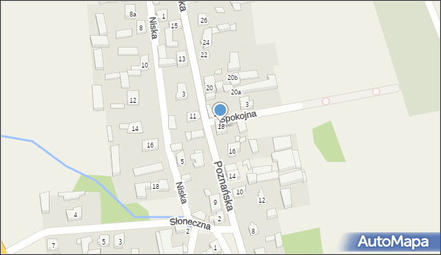 Opatów, Poznańska, 18, mapa Opatów