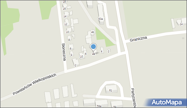 Opoczno, Powstańców Wielkopolskich, 4a, mapa Opoczno
