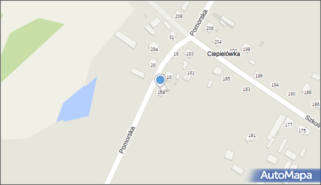 Opole Lubelskie, Pomorska, 16a, mapa Opole Lubelskie