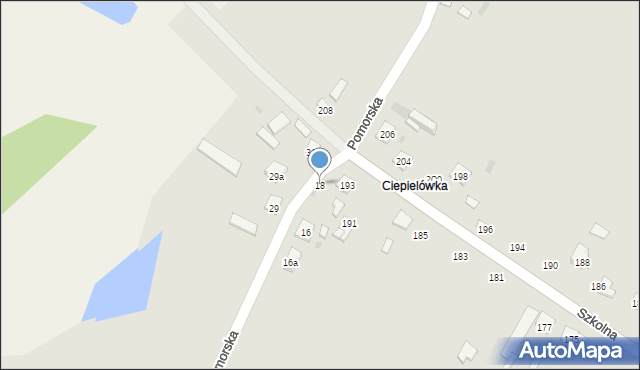 Opole Lubelskie, Pomorska, 18, mapa Opole Lubelskie