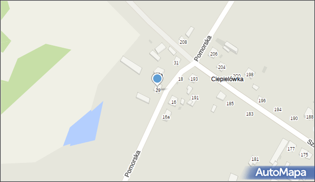 Opole Lubelskie, Pomorska, 29, mapa Opole Lubelskie