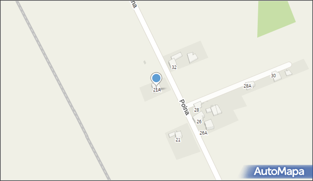 Ornontowice, Polna, 21A, mapa Ornontowice