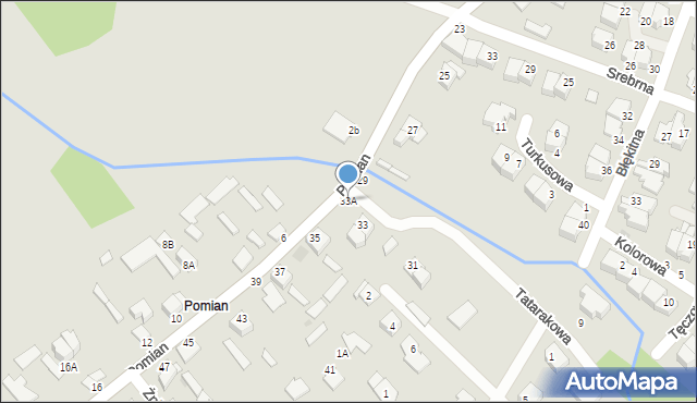 Ostrołęka, Pomian, 33A, mapa Ostrołęka