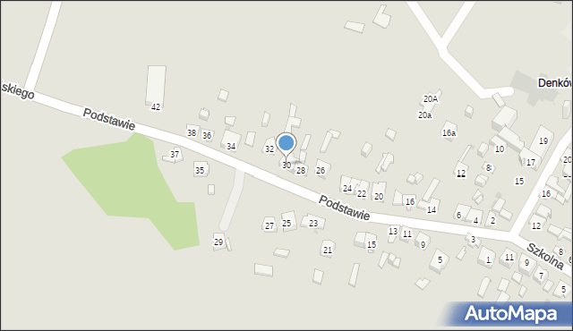 Ostrowiec Świętokrzyski, Podstawie, 30, mapa Ostrowiec Świętokrzyski