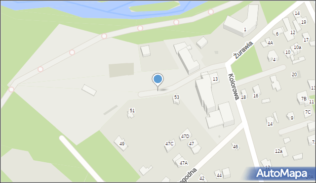 Otwock, Pogodna, 51, mapa Otwock