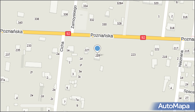 Ożarów Mazowiecki, Poznańska, 225, mapa Ożarów Mazowiecki