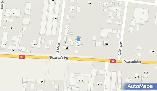 Ożarów Mazowiecki, Poznańska, 346, mapa Ożarów Mazowiecki