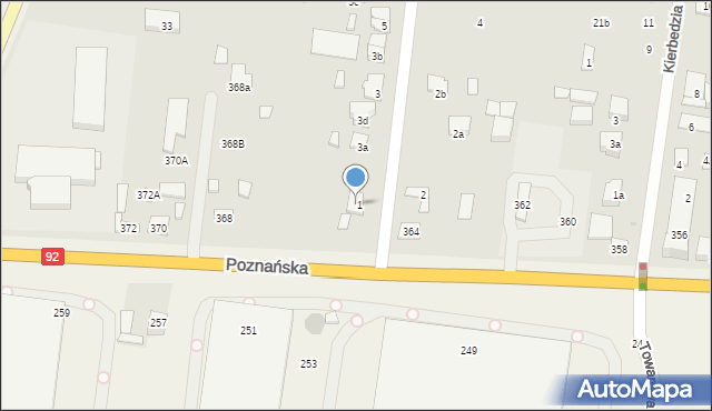 Ożarów Mazowiecki, Poznańska, 366, mapa Ożarów Mazowiecki