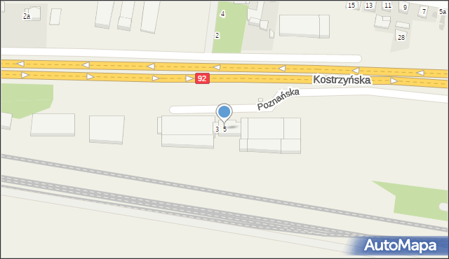 Paczkowo, Poznańska, 5, mapa Paczkowo