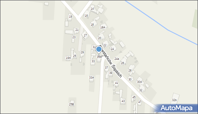 Paniówki, Powstańców Śląskich, 35A, mapa Paniówki