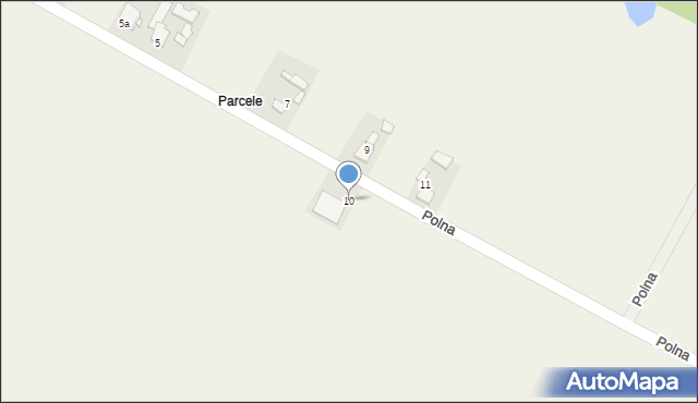 Parzymiechy, Polna, 10, mapa Parzymiechy