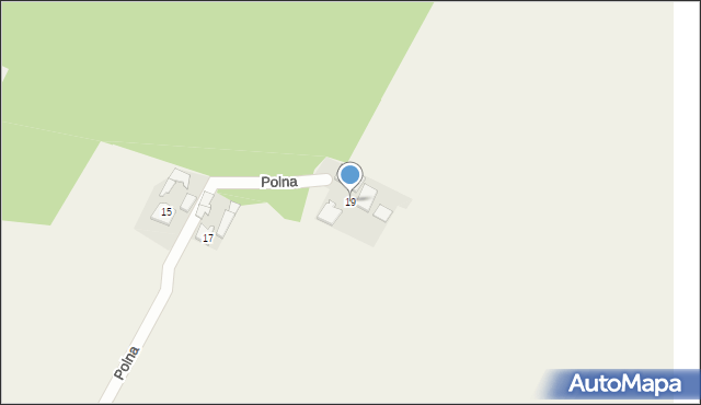 Parzymiechy, Polna, 19, mapa Parzymiechy