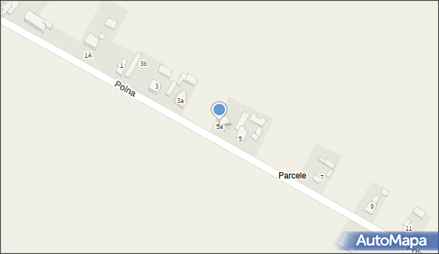 Parzymiechy, Polna, 5a, mapa Parzymiechy