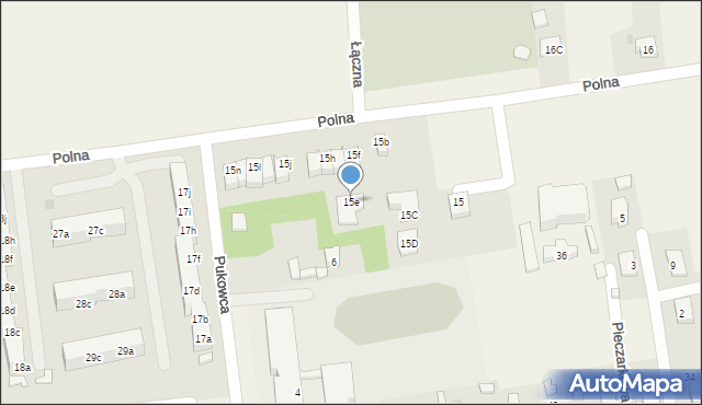 Pawłowice, Polna, 15e, mapa Pawłowice