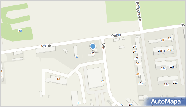 Pawłowice, Polna, 35, mapa Pawłowice